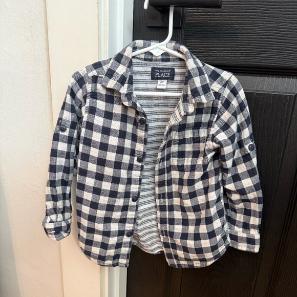 The Children's Place Other - Boys The Children’s Place Plaid Flannel Button-Up Shirt – Size 3T